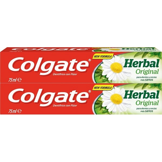 Colgate Herbal Original toothpaste 2 x 75 ml, duopack