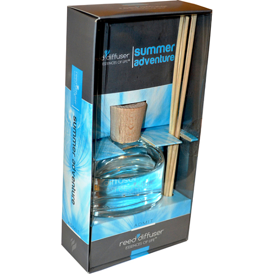 Reed Diffuser Summer Adventure incense sticks air freshener 50 ml
