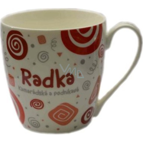 Nekupto Twister mug named Radek red 0.4 liter