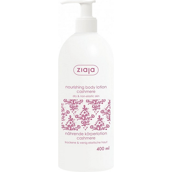 Ziaja Cashmere Proteins Nourishing Body Lotion for Dry Skin 400 ml