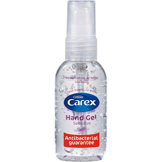 Carex Sensitive antibacterial hand gel for sensitive skin 50 ml