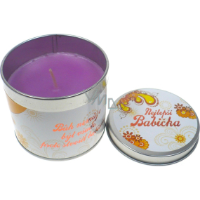 Nekupto Lavender scented gift candle Best grandmother 18 g