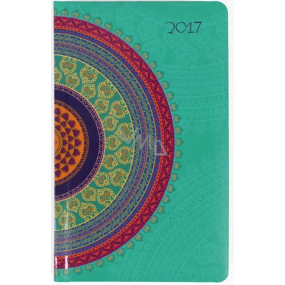 Albi Pocket Diary Weekly Mandala 9.5 cm × 15.5 cm × 1.1 cm