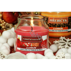 Lima Aroma Dreams Christmas fancy aromatic candle glass with lid 120 g