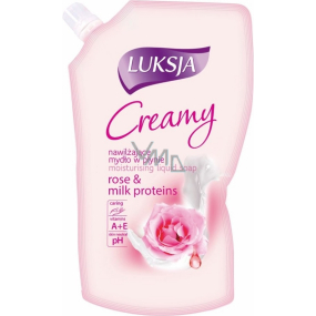 Luksja Creamy Rose Petals & Milk Proteins liquid soap refill 400 ml