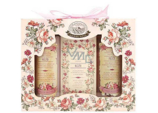 Bohemia Gifts & Cosmetics Růže sprchový gel 100 ml + toaletní mýdlo 100 g + vlasový šampon 100 ml