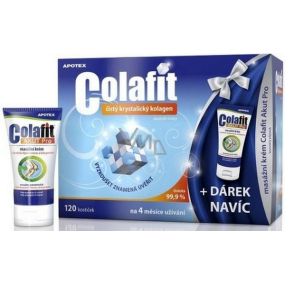 Apotex Colafit pure crystalline collagen 120 cubes + Colafit Akut Pro massage cream 50 ml, gift set
