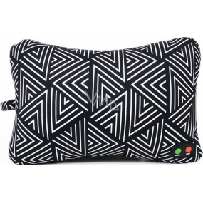 Albi Massage Pillow Geometric pattern black and white 28 x 19 x 11 cm