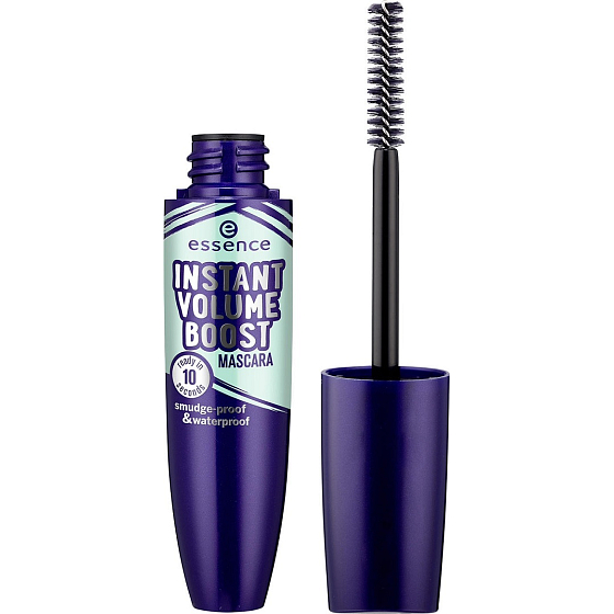 Essence Instant Volume Boost Smudge-proof waterproof mascara Black 14 ml
