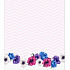 Albi Self-adhesive pad Flowers 7 x 8 cm 100 sheets