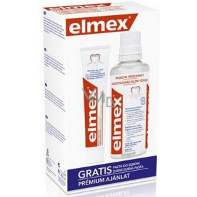 Elmex Caries Protection mouthwash 400 ml + Caries Protection with amine fluoride toothpaste 75 ml, duopack