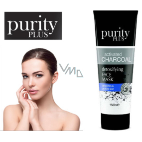 Purity Plus Activated Charcoal Active Charcoal 100 ml detoxifying and cleansing face mask