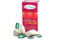 Dr. Popov Tulsi Basil sacred herbal tea supports vitality, breathing immunity, also contributes to stress management 20 x 1.5 g