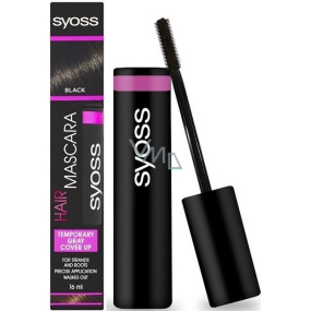 Syoss Hair mascara for immediate covering of shoots Black - black 16 ml