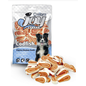 Calibra Joy Classic Sushi from cod and chicken supplementary food for dogs 80 g