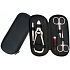 Dup Manicure Black leatherette 5 piece pattern 230402-104