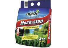 Agro Mech-stop product for the elimination of moss in the lawn with a fertilizing effect bag of 3 kg