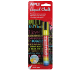 Apli Liquid Chalk Chalk marker round tip yellow 5,5 mm