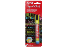 Apli Liquid Chalk Chalk marker round tip yellow 5,5 mm