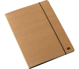 Jalema Multo Kraft sorting book Sixtab, A4, cardboard 850 g, 6 dividers, 315 x 240 x 8 mm