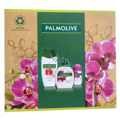 Palmolive Naturals Orchid & Milk shower cream 250 ml + Milk & Orchid liquid soap 300 ml + Luxurious Softness antiperspirant roll-on 50 ml, cosmetic set