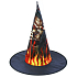 Rappa Halloween Zombie Witch Hat for adults 41 cm