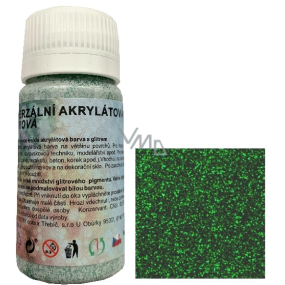 Art e Miss Universal Acrylic Glitter Paint 33 Green 40 g