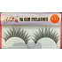 EyelaShes Artificial eyelashes with glue 031 Black 1 pair