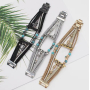 Apple Watch Strap Handmade Silver + Beads, size 38/40/41 mm