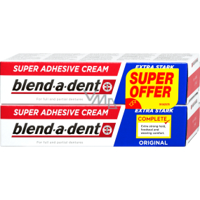Blend-a-dent Original fixative cream for dentures, dentures 2 x 47 g