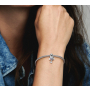 Charm Sterling silver 925 Rocket - I love you, bead on bracelet love