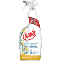 SAVO universal disinfectant spray Orange and Lemongrass, 700 ml