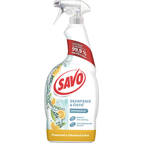 SAVO universal disinfectant spray Orange and Lemongrass, 700 ml
