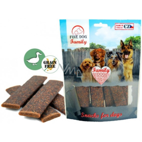 Fine Dog Family duck strip natural meat treat for dogs 200 g