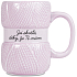 Albi You're great, thanks for having you mug purple knitted 400 ml
