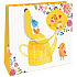 Nekupto Luxurious Gift Paper Bag 18 x 16 x 8 cm Yellow Teapot