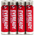 Eveready AAA Zinc Chloride Batteries, 4 pcs