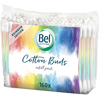 Bel Rainbow Cotton Swabs 160 pcs