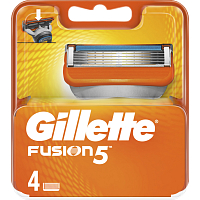 Gillette Fusion, replacement blades, package of 4 pieces