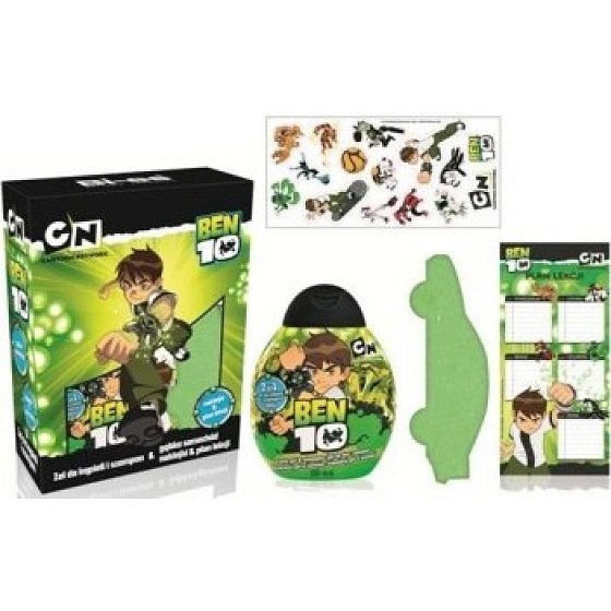 Cartoon Network Ben 10 2in1 shower gel and shampoo 250 ml + sponge for washing