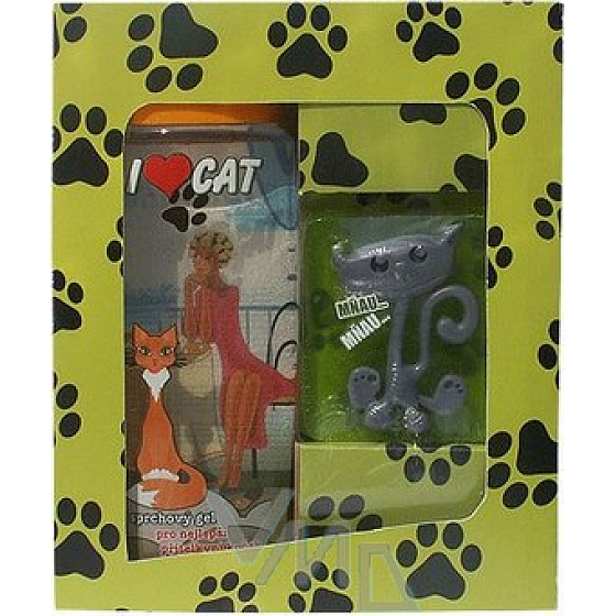 Bohemia Gifts Urban cosmetics For cat lovers, shower gel 300 ml with handmade soap