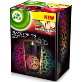 Air Wick Black Edition Ruby red apples scented candle in glass 155 g