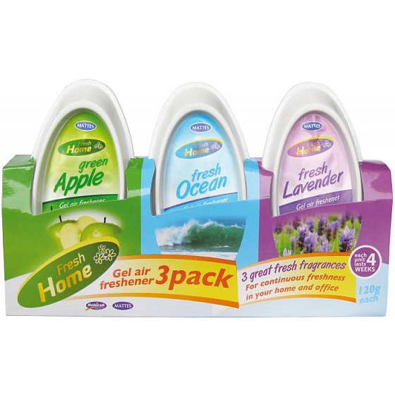 Mattes Fresh Home gel air freshener 3 x 120 g