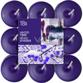 Bolsius Aromatic Winter Time - Winter Time Scented Tealight Candles 18 pieces, burn time 4 hours