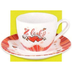 Nekupto Gift Center Coffee set Out of Love 1 dcl