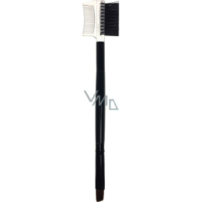 Double-sided cosmetic brush + comb for eyebrows and eyelashes 13.5 cm 30220