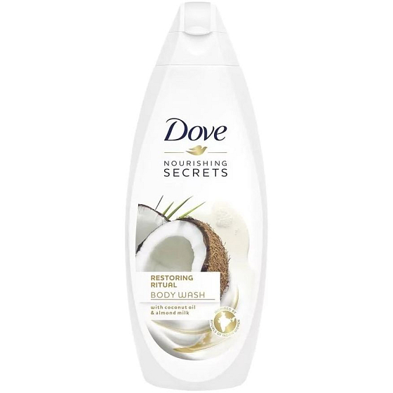 Dove Nourishing Secrets Caring Ritual Coconut Shower Gel with Coconut Oil and Almond Milk 250 ml