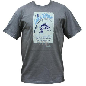 Bohemia Gifts Lake Tahoe 100% cotton t-shirt for fishermen