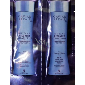 Alterna Caviar RepaiRx Duo Sachet shampoo and conditioner sample for damaged hair 2 x 7 ml