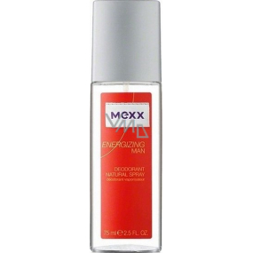 Mexx Energizing Man perfumed deodorant glass 75 ml Tester